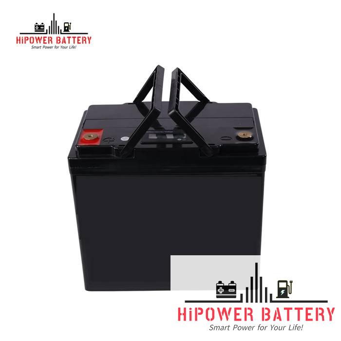 HiPOWER LiFePO4 Lithium Ion Battery 12V 50Ah for Solar Energy UPS Lead Acid Battery Replacement