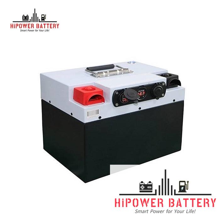 HiPOWER LiFePO4 RV Battery 12V 105Ah with Bluetooth 5000 Cycles 5 Years Warranty