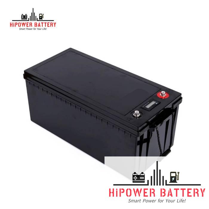 HiPOWER LiFePO4 24V 105Ah 25.6V Lithium Ion Battery with Bluetooth 5000 Cycles for RV Caravan Marine Solar Energy