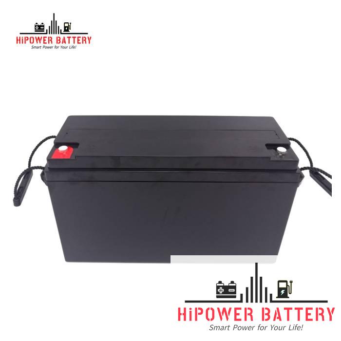 HiPOWER LiFePO4 24V 120Ah 25.6V Lithium Ion Battery 5000 Cycles with Bluetooth and Indicator for RV Caravan Marine Solar Energy 