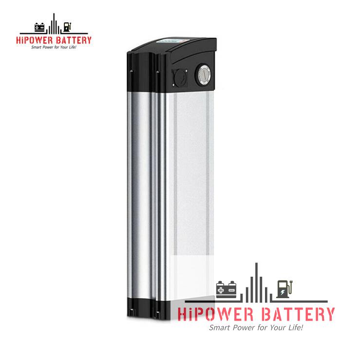 HiPOWER Silver Fish Type E-bike Battery Li-Ion 24V 10Ah 12Ah 13Ah 14Ah 15Ah 16Ah 17.5Ah 20Ah 21Ah 25Ah 28Ah