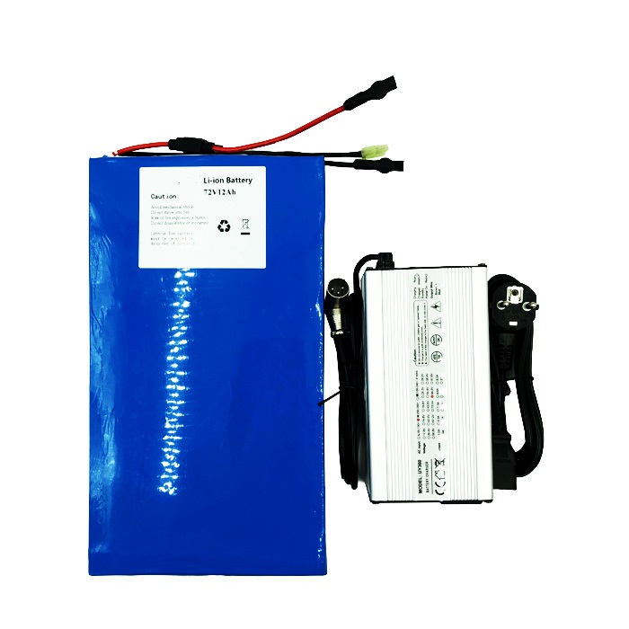 Li-ion Battery 72V 12Ah for Electric Motorbike Scooter Motorcycle