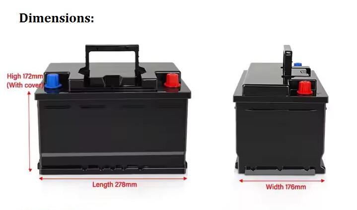 Lifepo4 battery 12v 100ah with heating