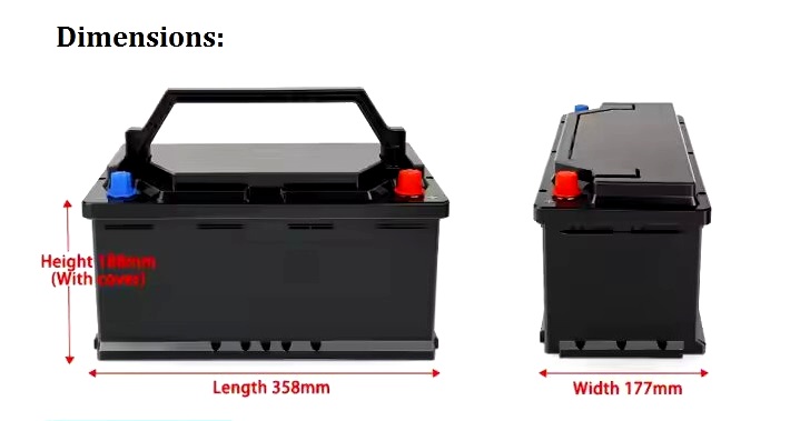 LiFePO4 Lithium Battery 12V 180Ah